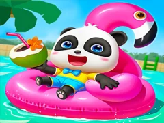 Igra Baby Panda Summer Vacation spletu
