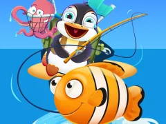 Peli Baby Penguin Fishing verkossa