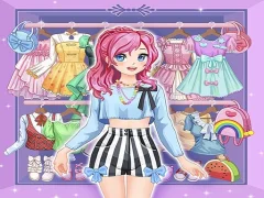 Xogo Anime Kawaii: Cute Dress Up Game en liña