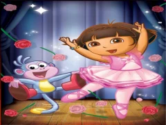 Cluiche Dora Find Differences ar líne