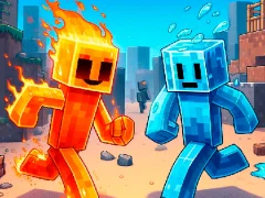 Гаме Fire and Water Stickman онлајн