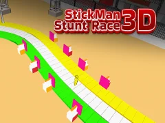 StickMan Stunt Race 3D — bezmaksas tiešsaistes spēle