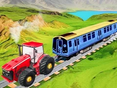 Permainan Chain Tractor Train Towing Game 3D talian