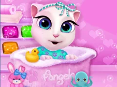 Baby Angela Bathing Time เกมออนไลน์
