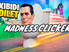 Jwèt Skibidi Toilet Madness Clicker sou entènèt