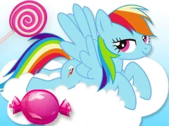 Pony Candy Run — bezmaksas tiešsaistes spēle