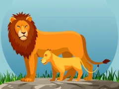 Wild Animals and Their Babies — لعبة مجانية اون لاين