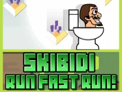 Skibidi Run Fast Run! — bezmaksas tiešsaistes spēle
