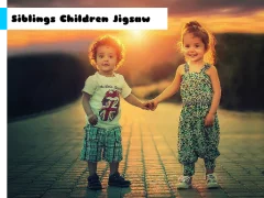 Xogo Siblings Children Jigsaw en liña