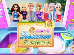 Xogo Serve Restaurant Customers en liña