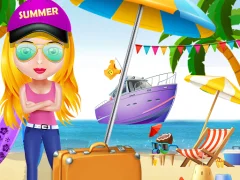 Xogo Girl Summer Vacation Beach en liña