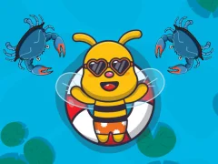 Swimming Bee — bezmaksas tiešsaistes spēle