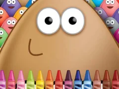 游戏Pou Coloring在线