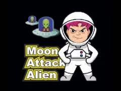 Attack Alien Moon — bezmaksas tiešsaistes spēle