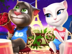 游戏Talking Tom and Angela Coloring在线