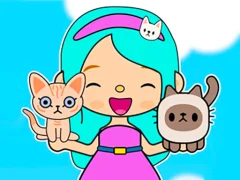 Spill My Cat Town online
