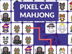 Xogo Cat Pixel Mahjong en liña