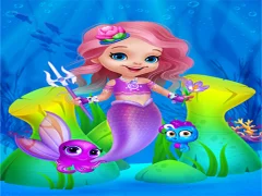 Xogo Cute Mermaid Girl Dress Up  en liña