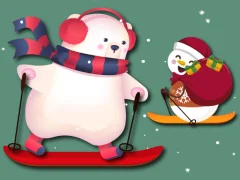 Ski Xmas — لعبة مجانية اون لاين