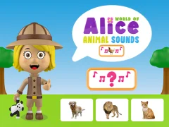 Spel World of Alice Animal Sounds på nätet