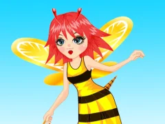 Igra Bee Girl Dress up online