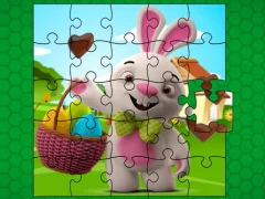 Xogo Easter Bunny Eggs Jigsaw en liña