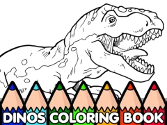 Igra Dinos Coloring Book online