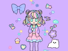 Гульня Pastel Girl Dress Up онлайн