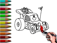 BTS Racing Car Coloring — free online game