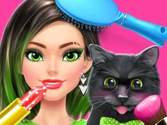 Xogo Dog Cat Surprise Pet Spa en liña