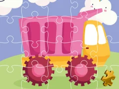Cute Kids Trucks Jigsaw – kostenloses Online-Spiel
