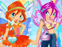 Permainan Winx Stylish Dress talian
