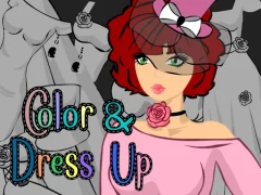 Xogo Color & Dress Up en liña