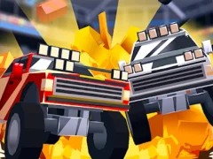 Blocky Driver Cars Demolition — bezmaksas tiešsaistes spēle