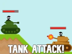 Гульня Stickman Tanks  онлайн