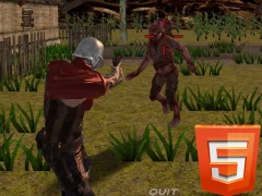 Zombie Apocalypse Zombie Z HTML5 — bezmaksas tiešsaistes spēle