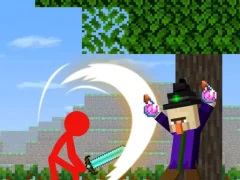 Stickman vs Craftman — joc online gratuit