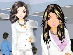 Xogo Office Girl Dress up en liña