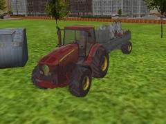 3D city tractor garbage sim — bezmaksas tiešsaistes spēle