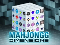 Xogo Mahjongg Dimensions 3D en liña