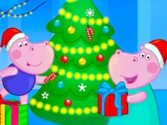 Xogo Hippo Christmas Calendar  en liña