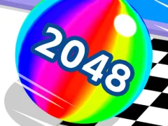 Spil Ball Run 2048 online