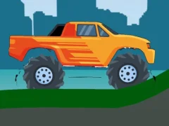Xogo Monster Truck Hill Driving 2D en liña