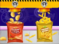 Spill Potato Chips making online