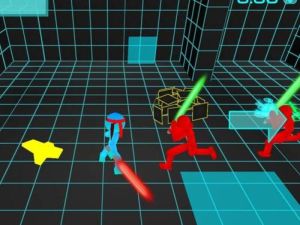 Stickman Neon Sword Fighting