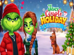 The Grench Couple Holiday Dress up