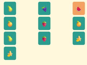Simple Fruit Memory