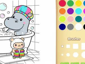 Cozy Friends Coloring Book for Kids