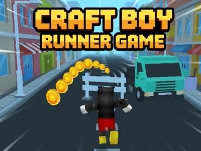 Craft Boy Runner Game