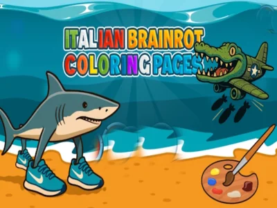 Italian Brainrot Coloring Pages